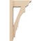Ekena Millwork 6-in W x 14-in D x 26-in H Balboa Trad Rough Cedar Woodgrain TimberThane Outlooker, Primed Tan OUTUR060X14X26BOA04RCPR - alternate 3